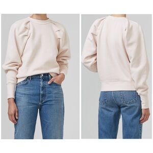 Citizens of Humanity cascading puff sleeve sweatshirt Size XS